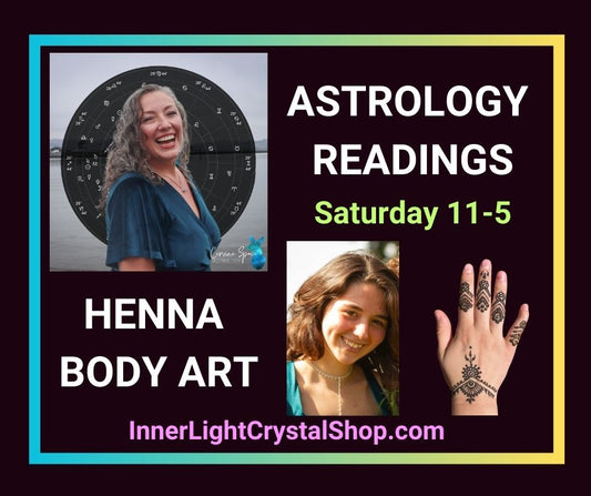 Astrology Readings and Henna Body Art