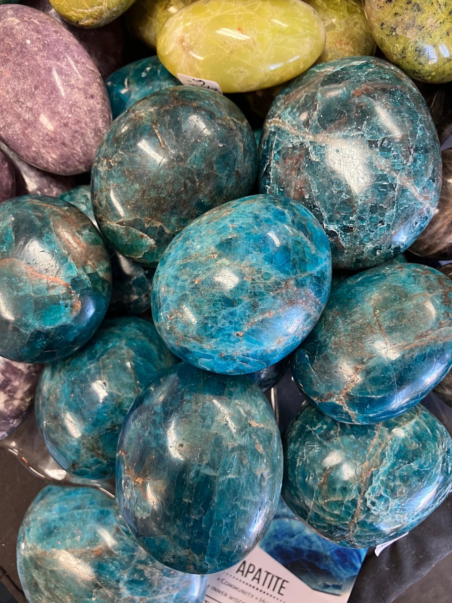 Apatite Palm Stones