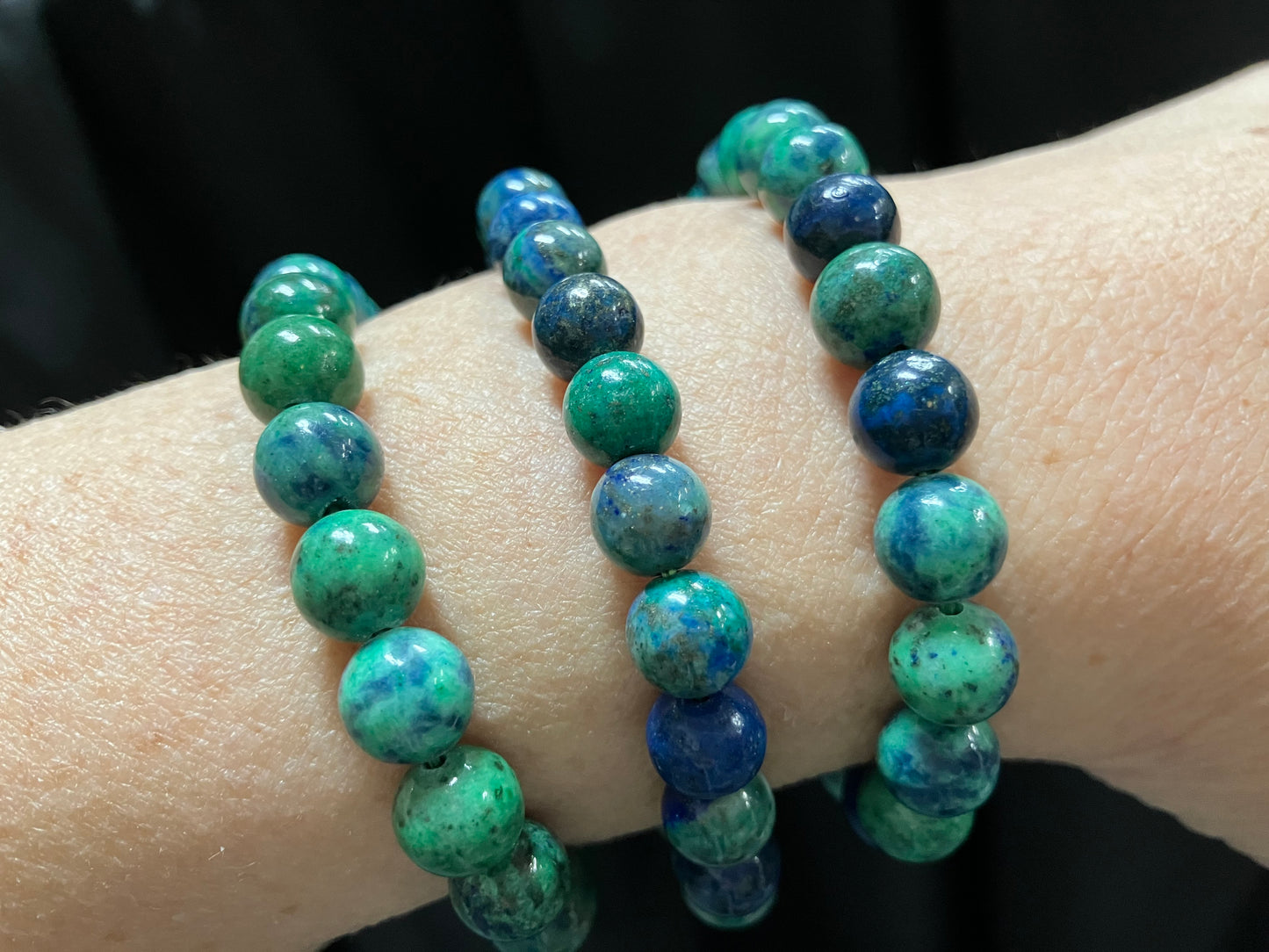 Chrysocolla Crystal Bracelet