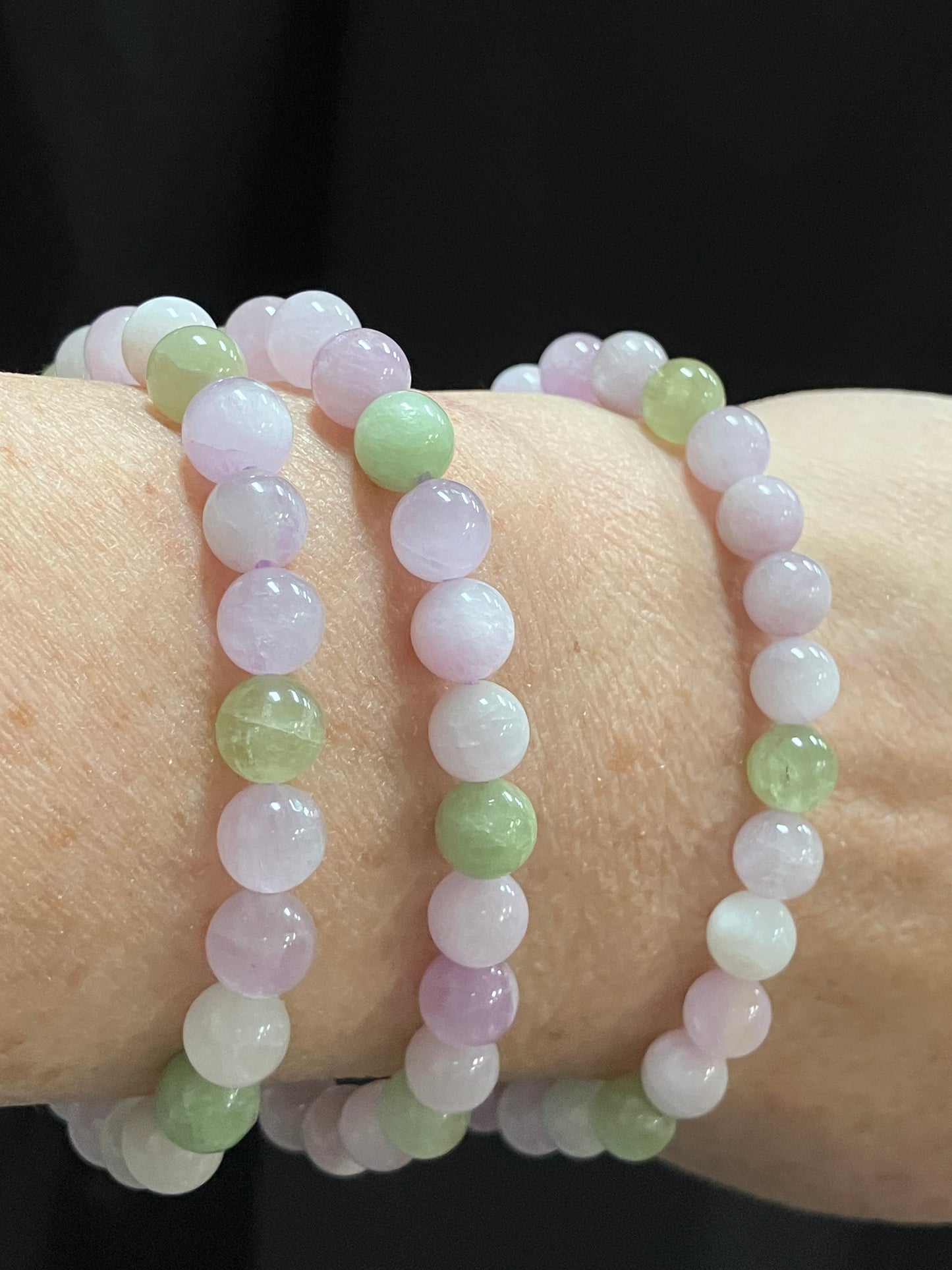 Kunzite Crystal Bracelet